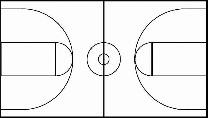 Basketball Court Stencil | All Basketball Scores Info