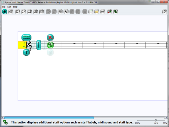 Staff Palette Options
