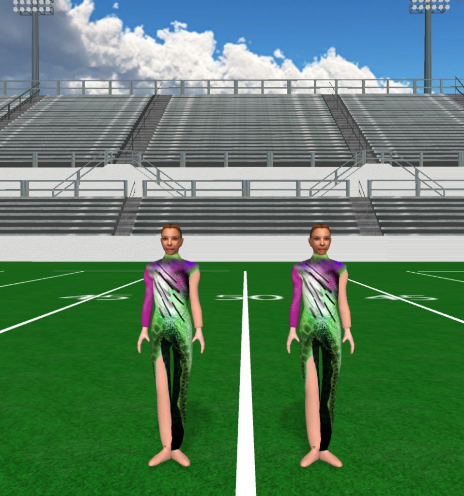 Purple and Green Guard Pyware