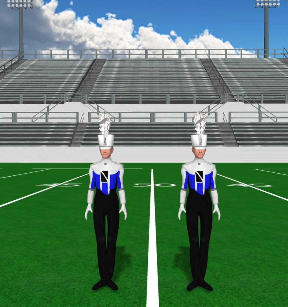 White, Blue and Black Pyware