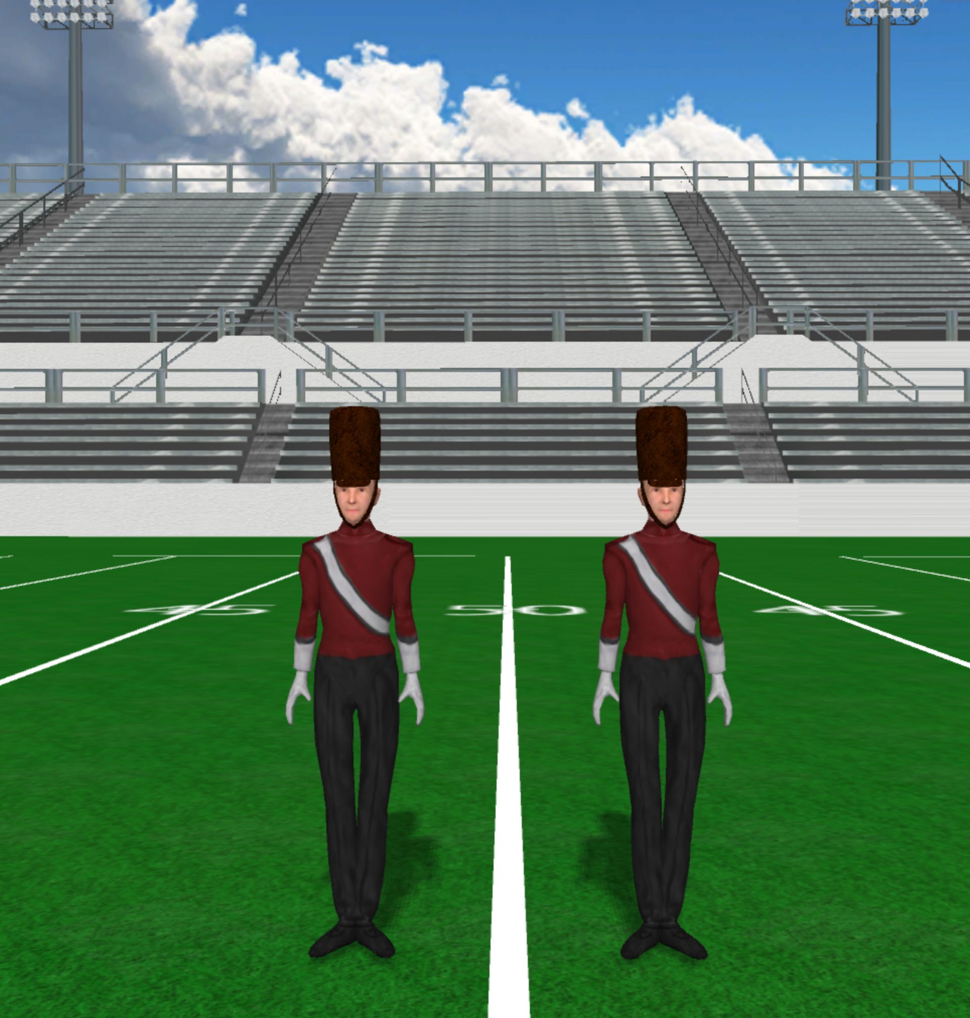 Brown Drum Major Hat Pyware