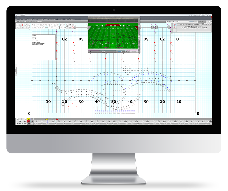 Marching Band Charting Software